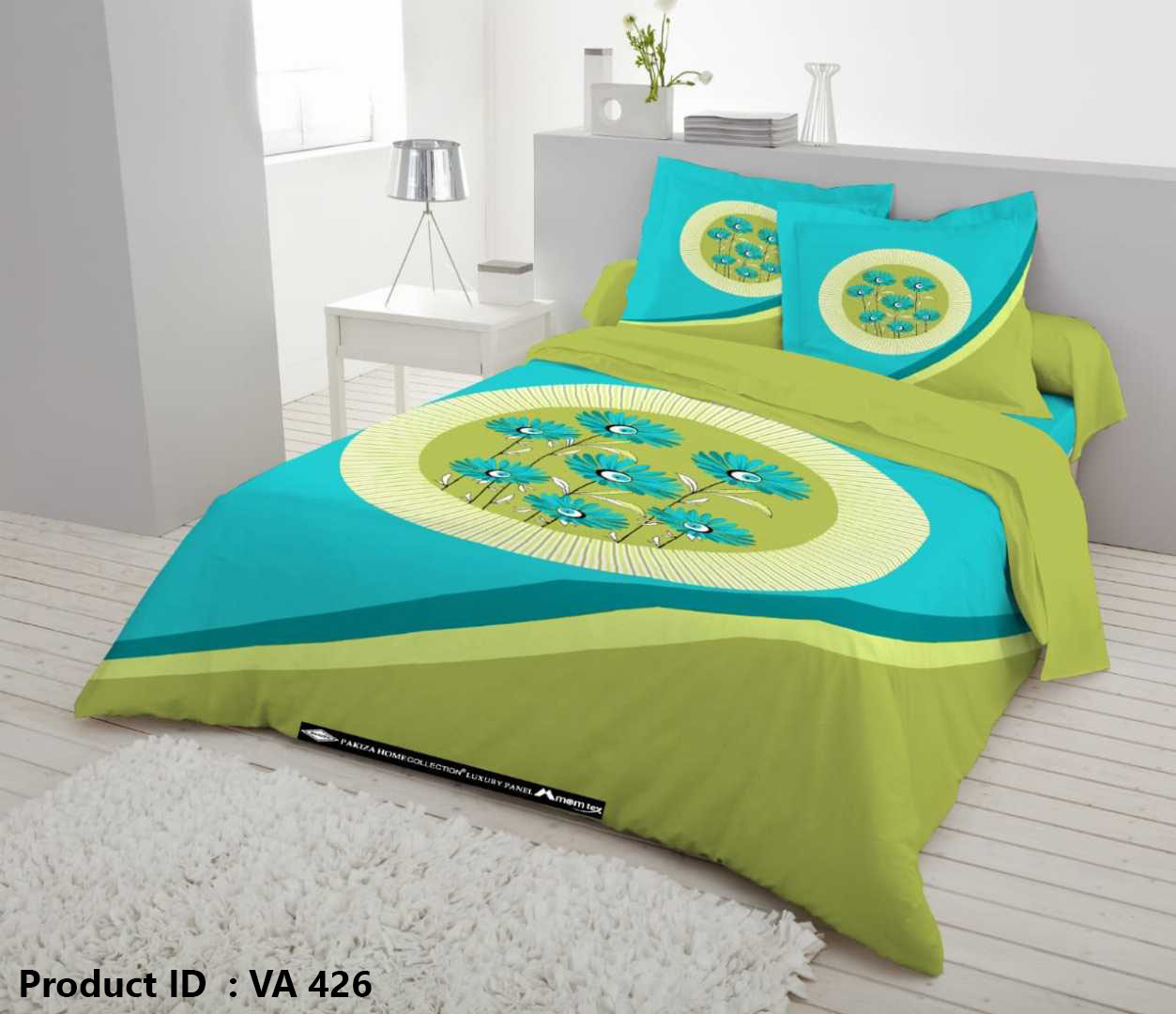 Luxury Panel Cotton Bed Sheet