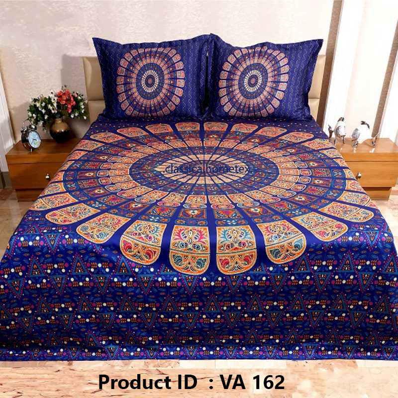 Luxury Panel Cotton Bed Sheet