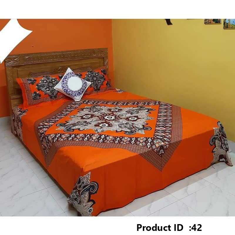 Luxury Panel Cotton Bed Sheet